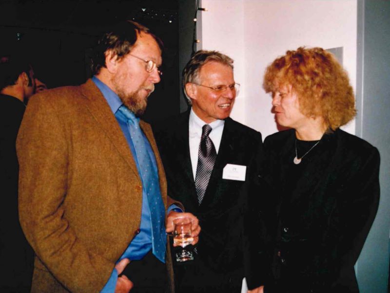 Einweihung des EPI 2005: v.l. Prof. Dr. Dieter Wiedemann, Prof. Klaus Keil, Karin Melzer (MWFK). 